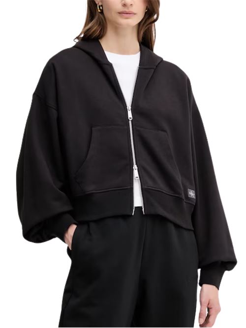 Felpa in cotone Calvin Klein Jeans | LV047C216GUB1